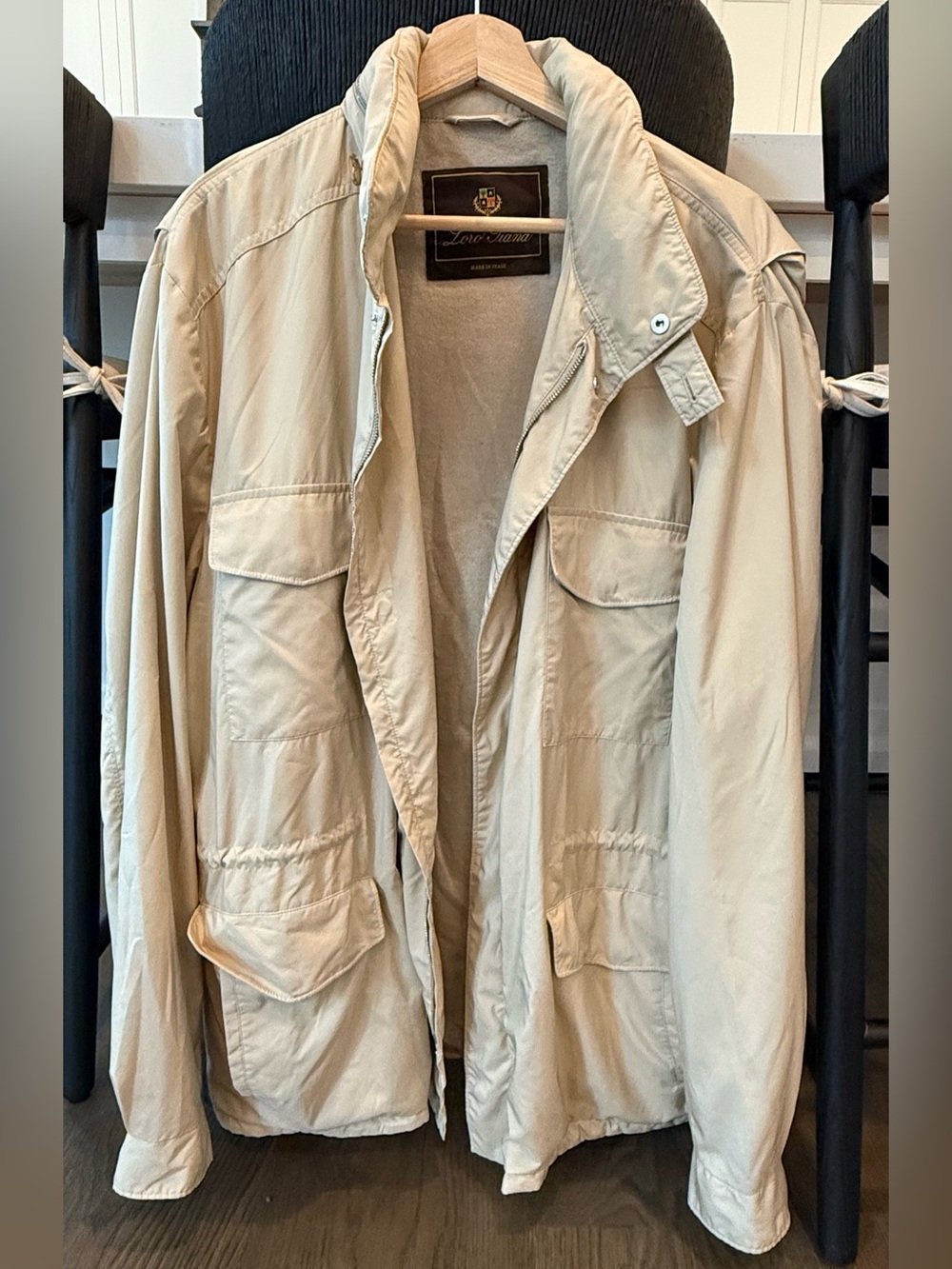 Loro Piana Light Beige Field Jacket
